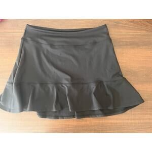 Tiger friday dancewear Black ballroom Skirt NWOT Size Adult Large J